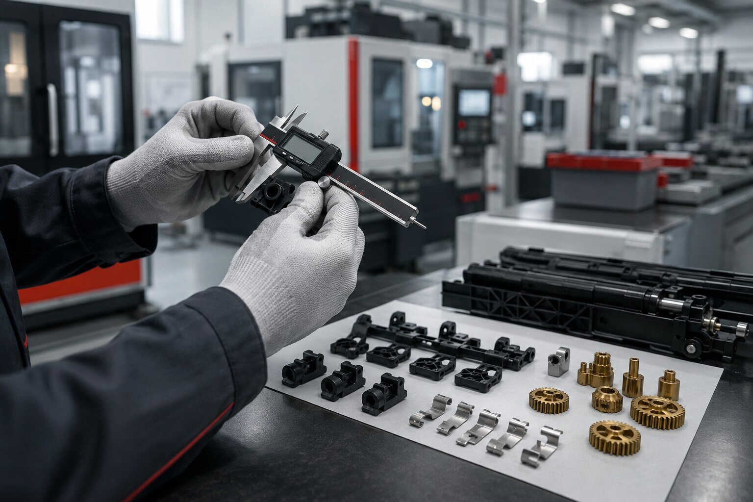 Qualitätsprüfung eines von Fenral entwickelten Panorama-Schiebedach-Reparaturteils