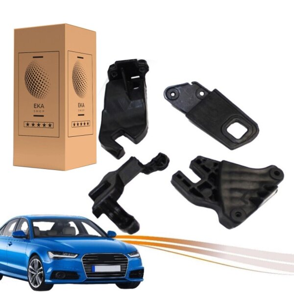 Scheinwerfer Reparatursatz vorne rechts kompatibel für Audi A6 C7 2013–2018 | Halterung Reparatur Set | Ersatz Scheinwerferhalter | OE-Nr. 4G0998122B | Neu