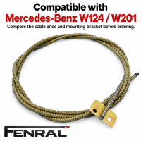 Schiebedach-Bowdenzug kompatibel für Mercedes-Benz W124 W201 – FENRAL