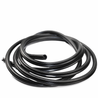 Sunroof seal compatible with Audi A4 B8/8K black rubber