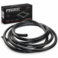 Sunroof seal compatible with Audi A4 B8/8K black rubber