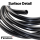 Sunroof seal compatible with Audi A4 B8/8K black rubber