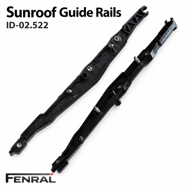 Left and right sunroof guide rails compatible with VW Golf IV Golf V