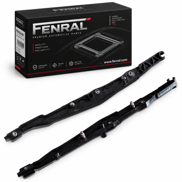 Left and right sunroof guide rails compatible with VW Golf IV Golf V