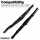 Left and right sunroof guide rails compatible with VW Golf IV Golf V