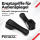 Zwei Griffe für manuelle Spiegelverstellung kompatibel für Mercedes-Benz W115 – Schwarz – FENRAL
