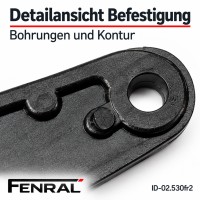 Schiebedach-Führungsclips aus Metall 2 Stück...