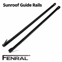 Sunroof guide strips with springs compatible with Renault...