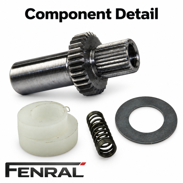 Sunroof motor repair kit with gear shaft compatible with VW Eos