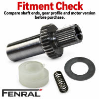 Sunroof motor repair kit with gear shaft compatible with VW Eos