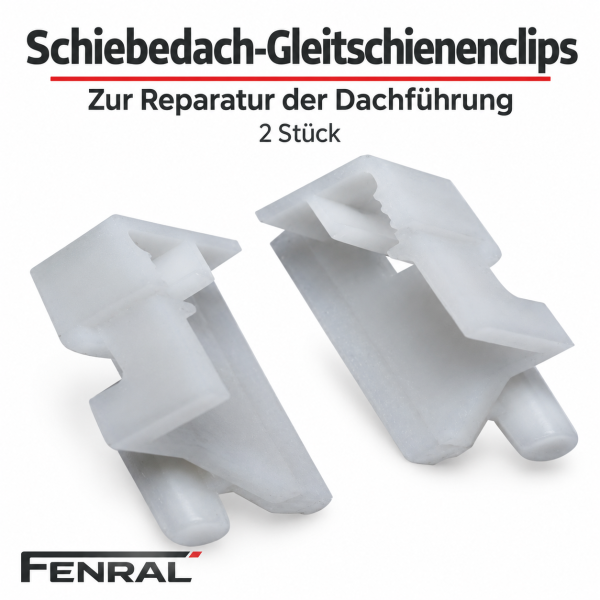 Schiebedach-Gleitschienenclips 2 Stück kompatibel für Hyundai i30 GD FENRAL