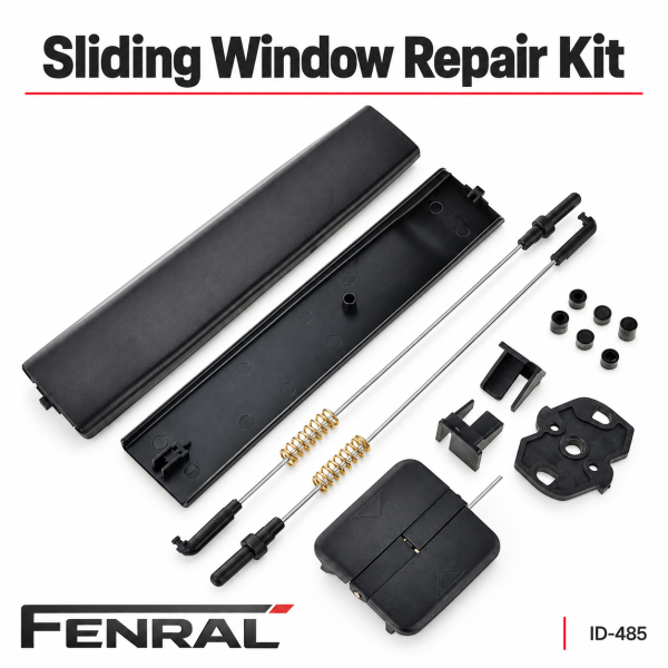 Schiebefenster-Reparatursatz kompatibel für VW T5 Transporter Fensterverriegelung FENRAL