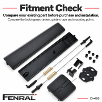 Schiebefenster-Reparatursatz kompatibel für VW T5 Transporter Fensterverriegelung FENRAL