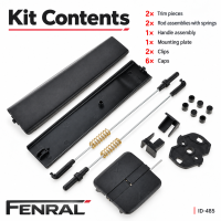 Schiebefenster-Reparatursatz kompatibel für VW T5 Transporter Fensterverriegelung FENRAL