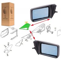 Seitenspiegel Dichtung für Mercedes W124 W201 Außenspiegel Gummi SET A1248100879