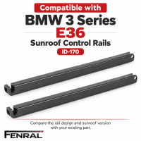 Schiebedach-Steuerschienen links und rechts kompatibel für BMW 3er E36 – FENRAL