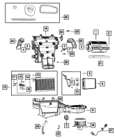 Stellelement Klima Heizung für JEEP GRAND CHEROKEE 4 3.6-6.2 3.0 CRD 68214880AA