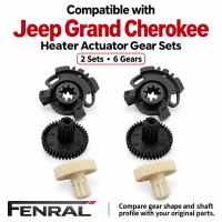 Heizungsstellmotor-Zahnradsätze kompatibel für Jeep Grand Cherokee 2 x 3 Zahnräder FENRAL