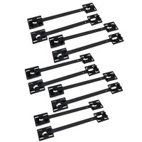 10x Montage Clips Schwellerleisten kompatibel für Opel Corsa C D Astra G H | Befestigungsclips Schweller | OE-Nr. 9174457 164987 | Karosserie Clips
