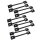 10x Montage Clips Schwellerleisten kompatibel für Opel Corsa C D Astra G H | Befestigungsclips Schweller | OE-Nr. 9174457 164987 | Karosserie Clips