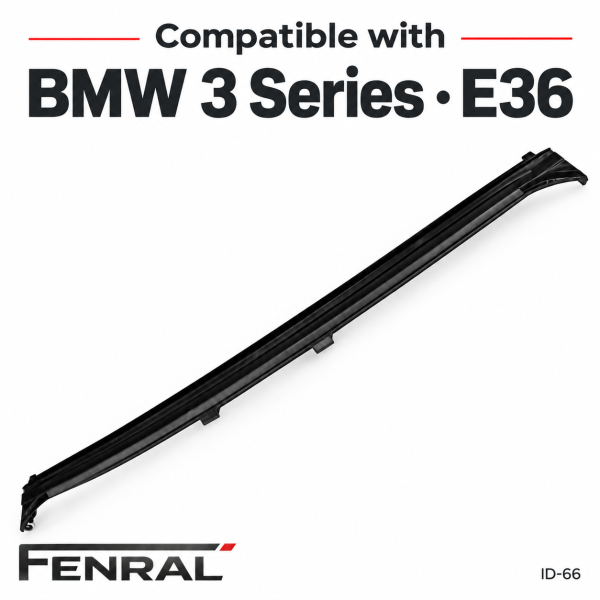 Schiebedach-Wasserrinne kompatibel für BMW 3er E36 – Schwarz – FENRAL