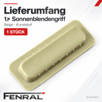 Schiebedach-Sonnenblendengriff kompatibel für Mercedes-Benz W210 Beige FENRAL