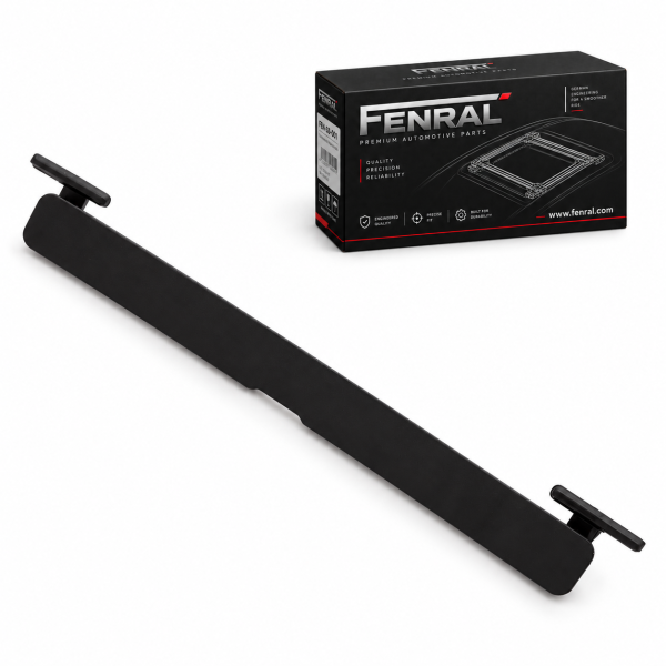 Dachträgerleisten-Abdeckung kompatibel für BMW 5er F10/F11/F18 Schwarz FENRAL