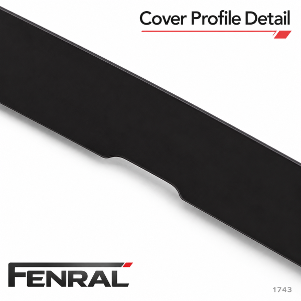 Dachträgerleisten-Abdeckung kompatibel für BMW 5er F10/F11/F18 Schwarz FENRAL