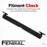 Dachträgerleisten-Abdeckung kompatibel für BMW 5er F10/F11/F18 Schwarz FENRAL