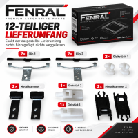 Schiebedach Reparaturset 12-teilig kompatibel für...