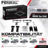 Schiebedach Reparaturset 12-teilig kompatibel für BMW 3er E46 – FENRAL