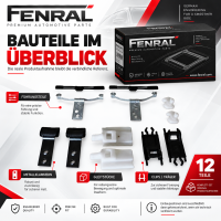 Schiebedach Reparaturset 12-teilig kompatibel für BMW 3er E46 – FENRAL