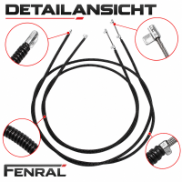 Left and right sunroof cables compatible with BMW 5 Series E39