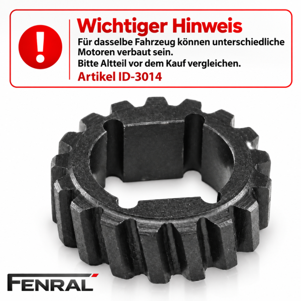 Schiebedachmotor-Reparaturzahnrad kompatibel für Mercedes-Benz W124/S124/C124 FENRAL