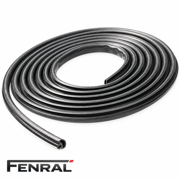 Glas-Schiebedach-Dichtung kompatibel für Volvo S60 I S80 I V70 II XC70 I XC90 I Schwarz FENRAL