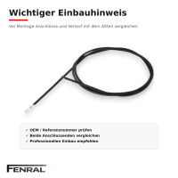 Cabrio-Verdeck-Antriebskabel kompatibel für Fiat 500C Typ 312 – FENRAL