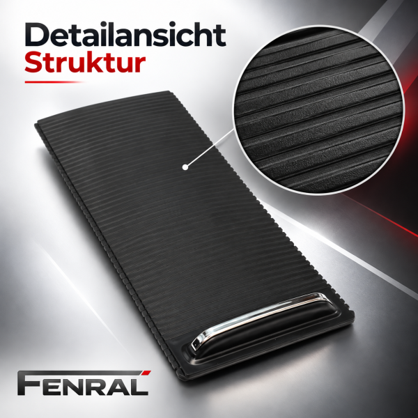 Mittelkonsole-Schiebedeckel-Reparaturset kompatibel für VW Passat B8 – Schwarz – FENRAL