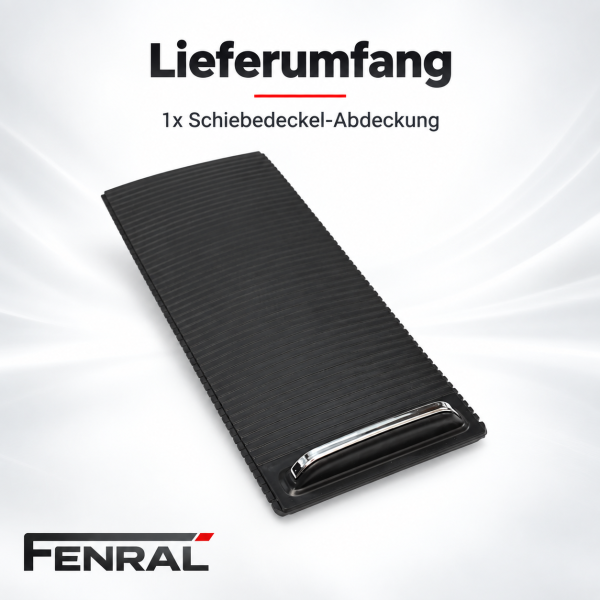 Mittelkonsole-Schiebedeckel-Reparaturset kompatibel für VW Passat B8 – Schwarz – FENRAL