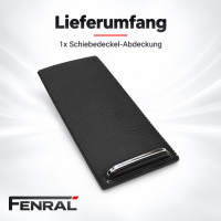 Mittelkonsole-Schiebedeckel-Reparaturset kompatibel für VW Passat B8 – Schwarz – FENRAL