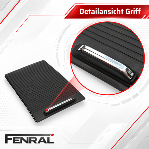 Mittelkonsole-Rollo-Reparaturteil kompatibel für VW Passat B6/B7 Schwarz FENRAL
