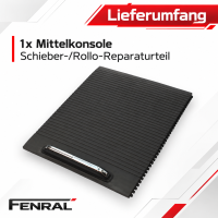 Mittelkonsole-Rollo-Reparaturteil kompatibel für VW Passat B6/B7 Schwarz FENRAL