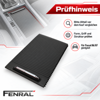 Mittelkonsole-Rollo-Reparaturteil kompatibel für VW Passat B6/B7 Schwarz FENRAL