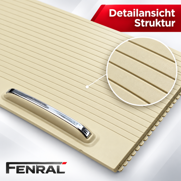 Mittelkonsole-Rollo-Reparaturteil kompatibel für VW Passat B6 B7 – Beige – FENRAL