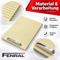 Mittelkonsole-Rollo-Reparaturteil kompatibel für VW Passat B6 B7 – Beige – FENRAL