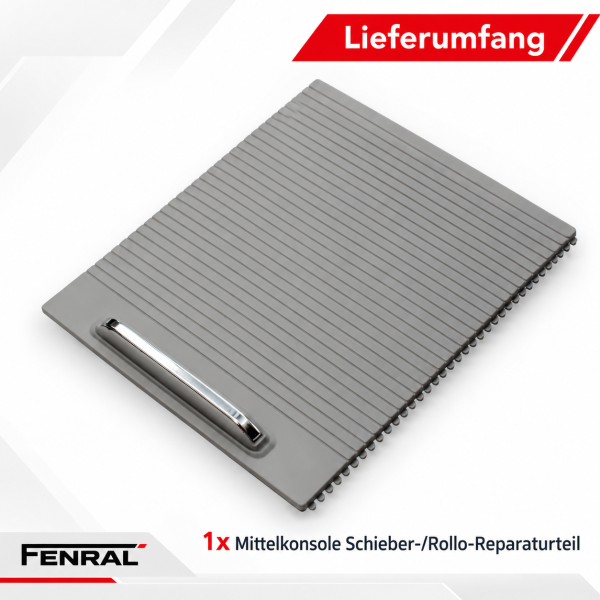 Mittelkonsole-Rollo-Reparaturteil kompatibel für VW Passat B6/B7 Grau FENRAL