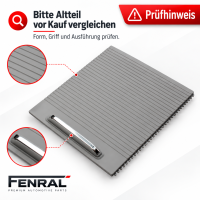 Mittelkonsole-Rollo-Reparaturteil kompatibel für VW Passat B6/B7 Grau FENRAL