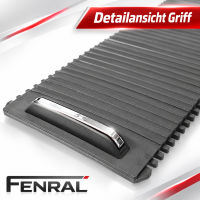 Mittelkonsole-Schiebeabdeckung kompatibel für Opel Astra J – Schwarz – FENRAL
