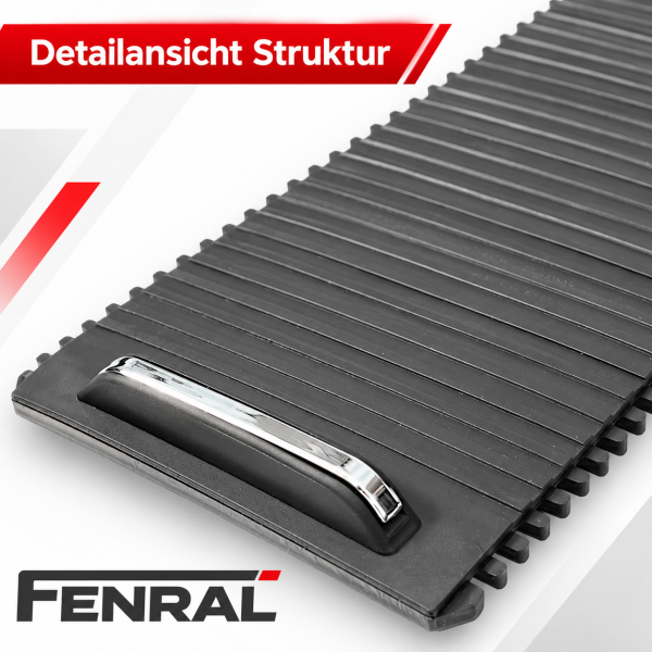 Mittelkonsole-Schieber-Reparaturteil kompatibel für Citroën Berlingo Multispace B9 Schwarz FENRAL