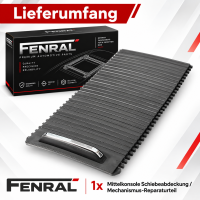 Mittelkonsole-Schieber-Reparaturteil kompatibel für Citroën Berlingo Multispace B9 Schwarz FENRAL