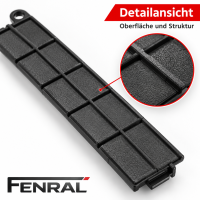 Pollenfilter-Abdeckung kompatibel für Fiat Doblo 263 Tipo – Schwarz – FENRAL
